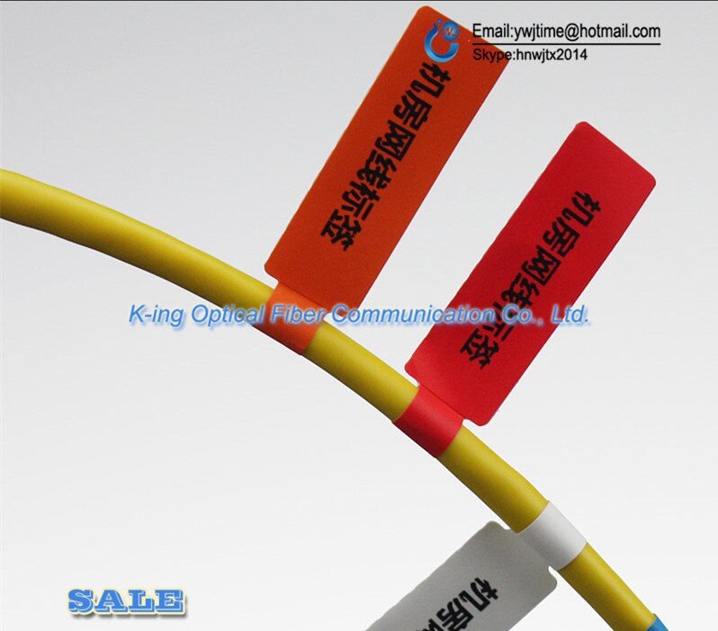 Ftth Fiber Optic Tool Netwerk Kabel Etiketten Sticker 900 Stuks 30 Pcs A4 Size Kleur Blank Label Waterdicht Scheurvast Oilproof