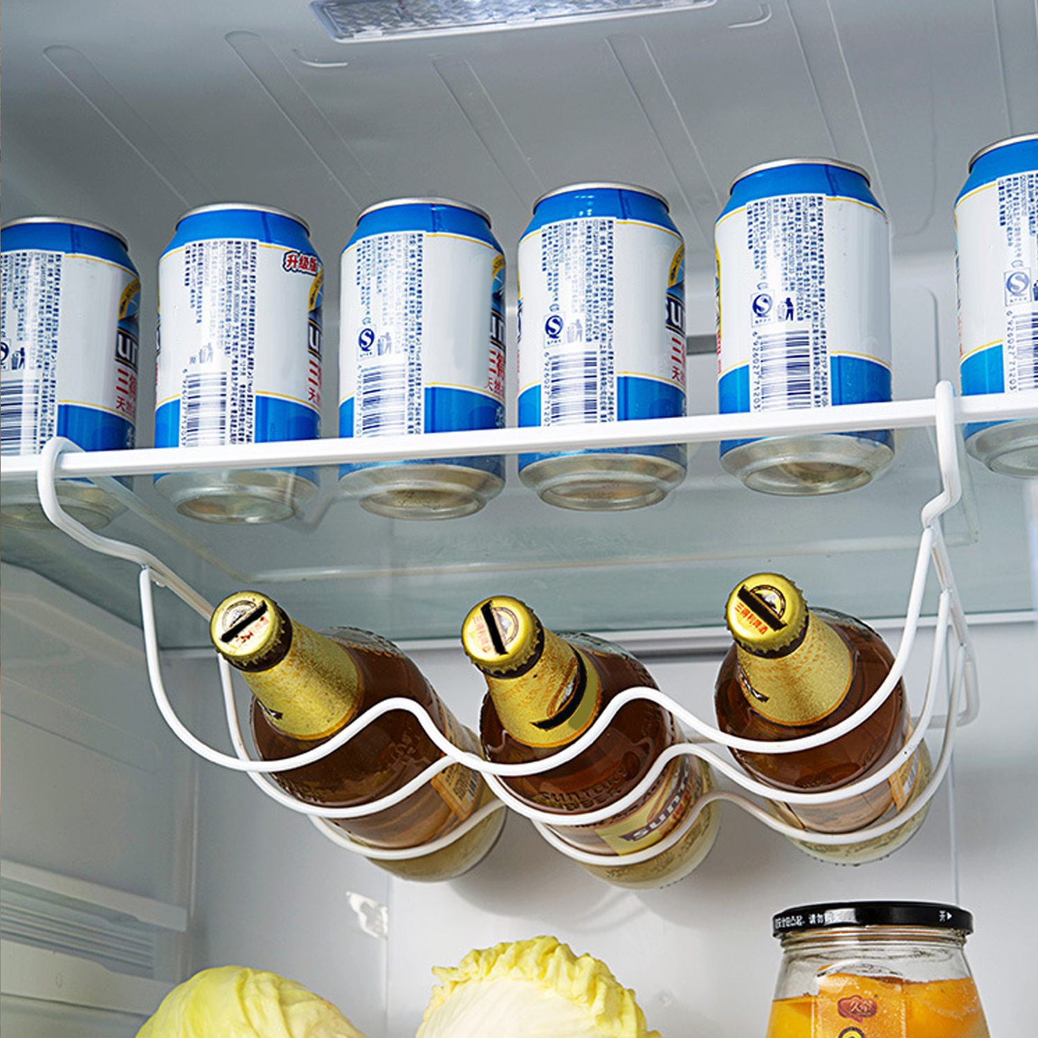 Referigerator Racks Behogar Refrigerator Kitchen Rack Shelf Holder She... – Grandado