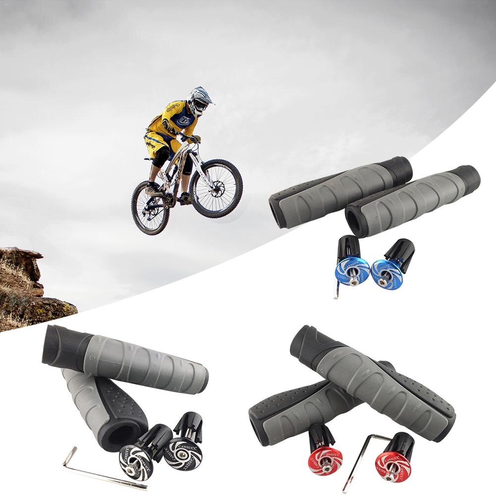 1 paar Mountainbike Reiten Fahrrad Ergonomische Griff Radfahren Grip Anti-rutsch Rennrad Fahrrad Griffe Lenker Weiche Gummi Abdeckung