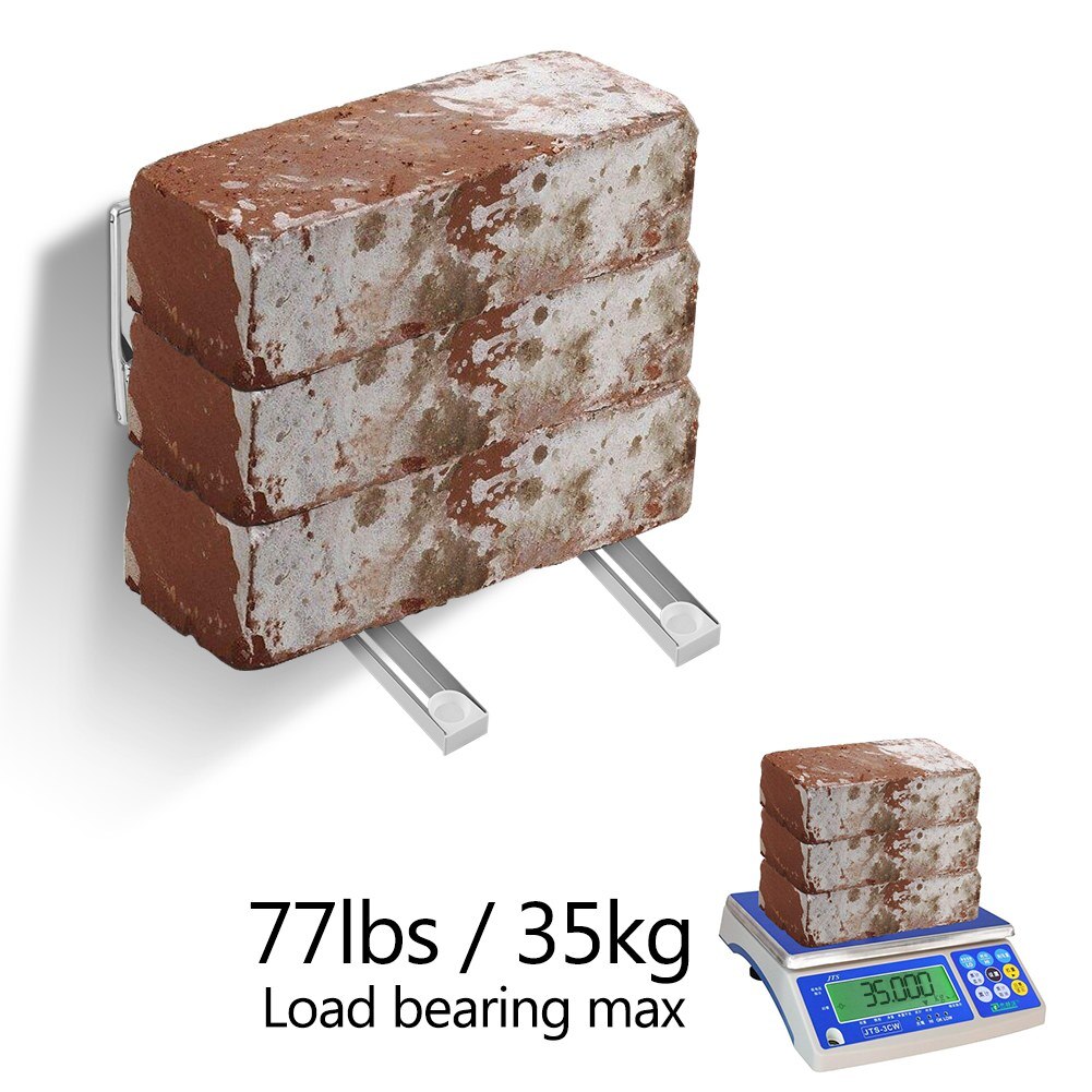 2x Küche Edelstahl Mikrowelle Halterung robust Faltbare strecken Zauberstab Halterung Gestell Regal Halterung Küche Regal Küche