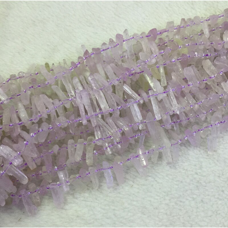 Di alta Qualità Naturale Genuino Rosa Chiaro viola Kunzite Spodumene Grezzo Minerale Opaca Ruvida arpione Perline 15 "04307