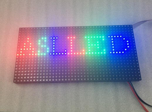 P8 RGB Deur full color strip scherm gewijd modul outdoor LED module HUB75 Interface definition P8 Full color module 320*160 MM