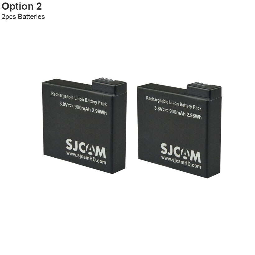 Original sjcam  m20 batteri 900 mah dobbelt batterioplader til sj cam  m20 sports action kamera tilbehør sjcam mærke batteri: Valgmulighed 2