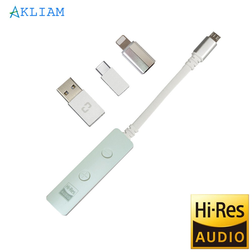 AkLIAM CYBERDRIVE CS4398 USB DAC DSD256 192KHz Portable USB Sound Headphone Amplifier XMOS Audio HIFI Decoder: Type B