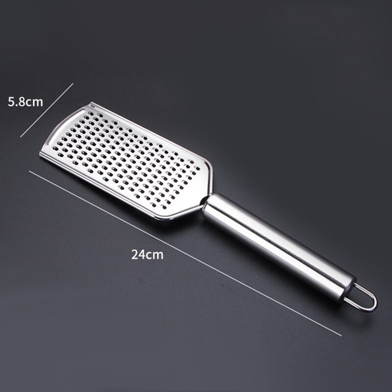 Stainless Steel Hand-held Cheese Grater Multi-purpose Kitchen Food Grater For Cheese Chocolate Butter Fruit Vegetable: 2