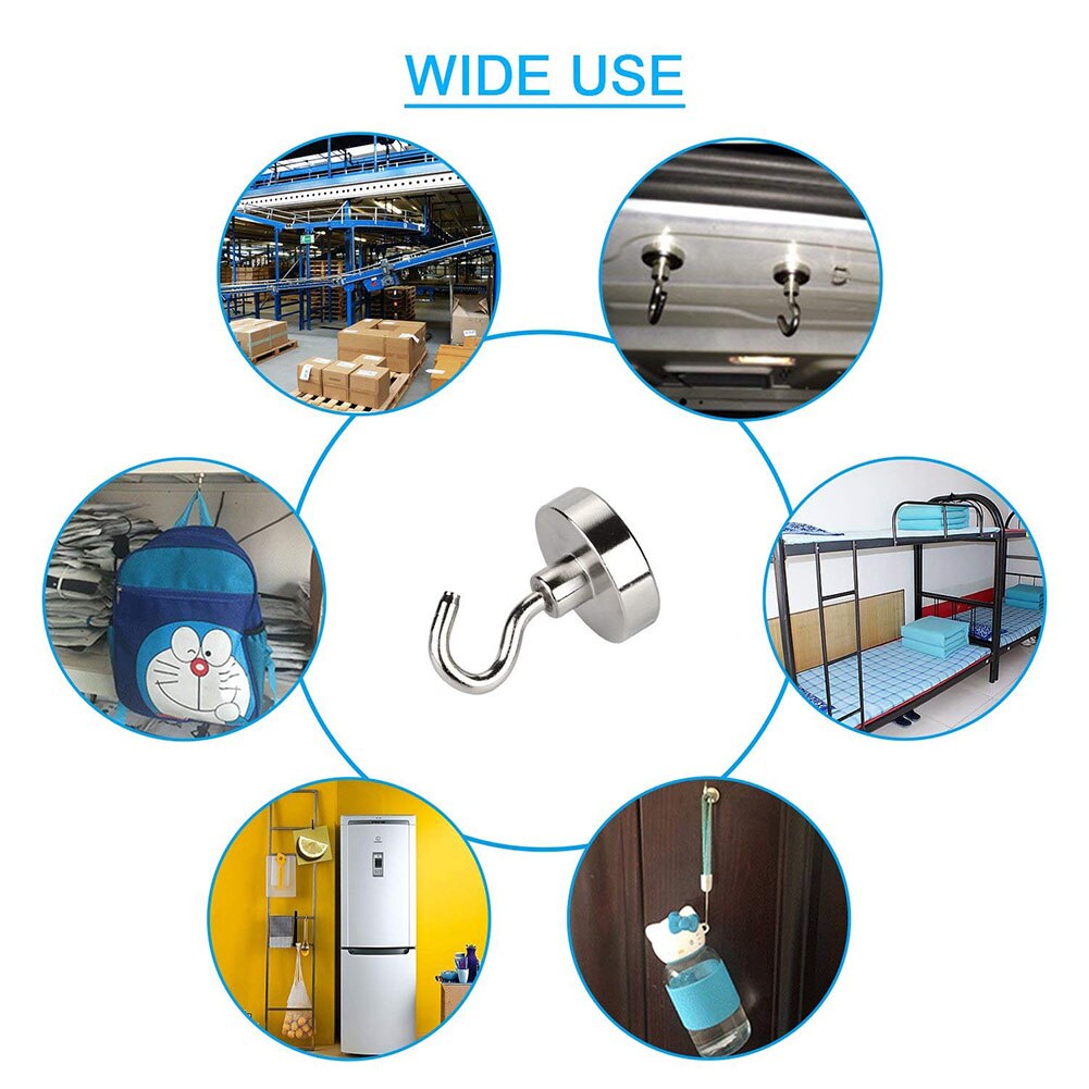 Sterke Magnetische Haak Mini Heavy Duty Hanger Duurzaam Voor Thuis Keuken Koelkast