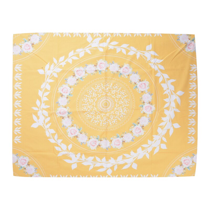 Bohemian wandtapijt mandala wanddecoratie strandmat handdoek polyestervezel mandala wandtapijt bedsprei woondecoratie: B