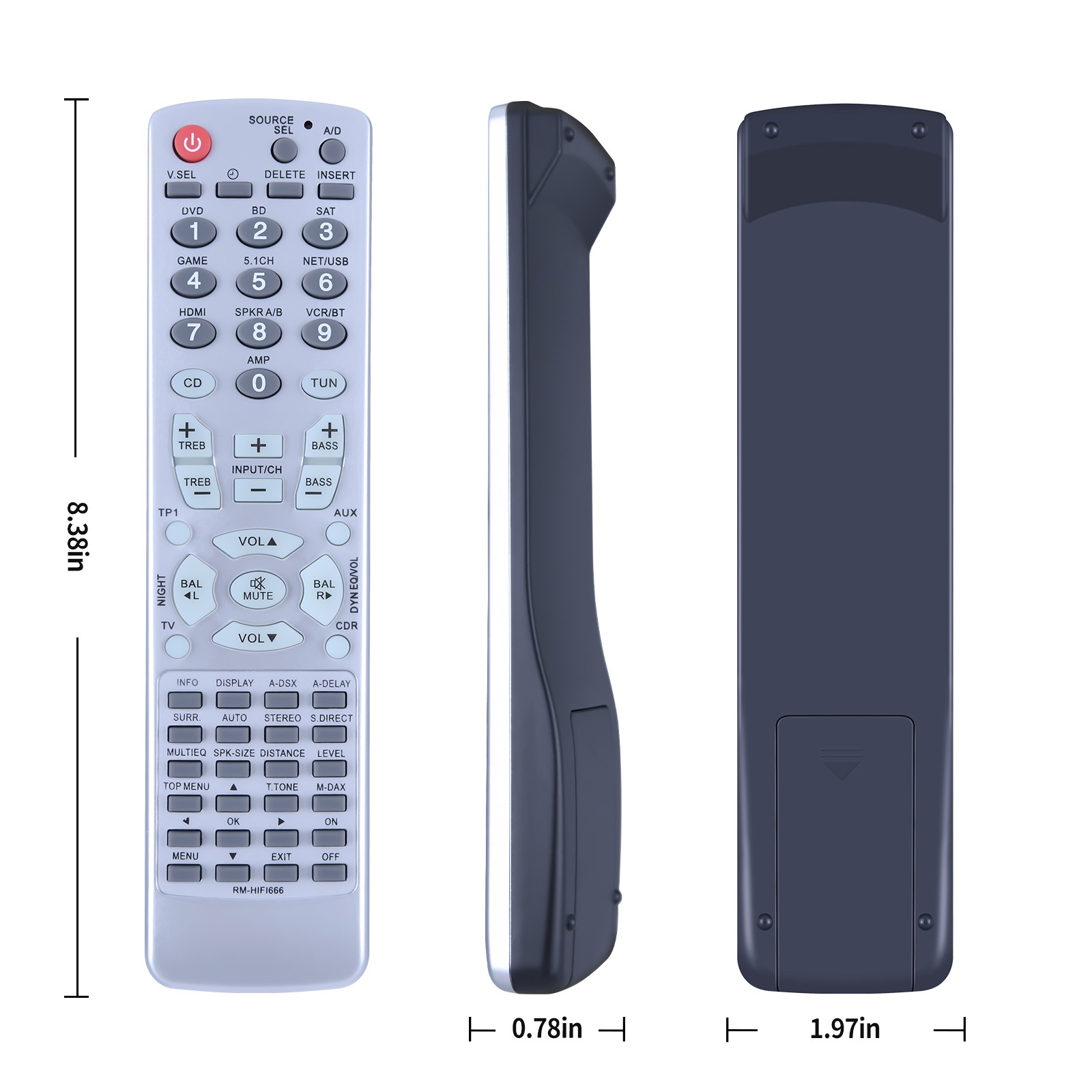 Remote control RC003SR RC004SR RC007SR RC008SR for MARANTZ SR4003 SR5003 SR5004 SR6004 Sound Receiver System