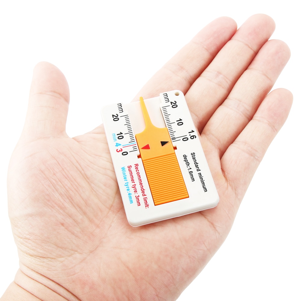 Car Tyre Tire Tread Depth Gauge Meter Measurer Tool for Subaru Forester peugeot 3008 4008 LADA XRAY Alfa Romeo Stelvio