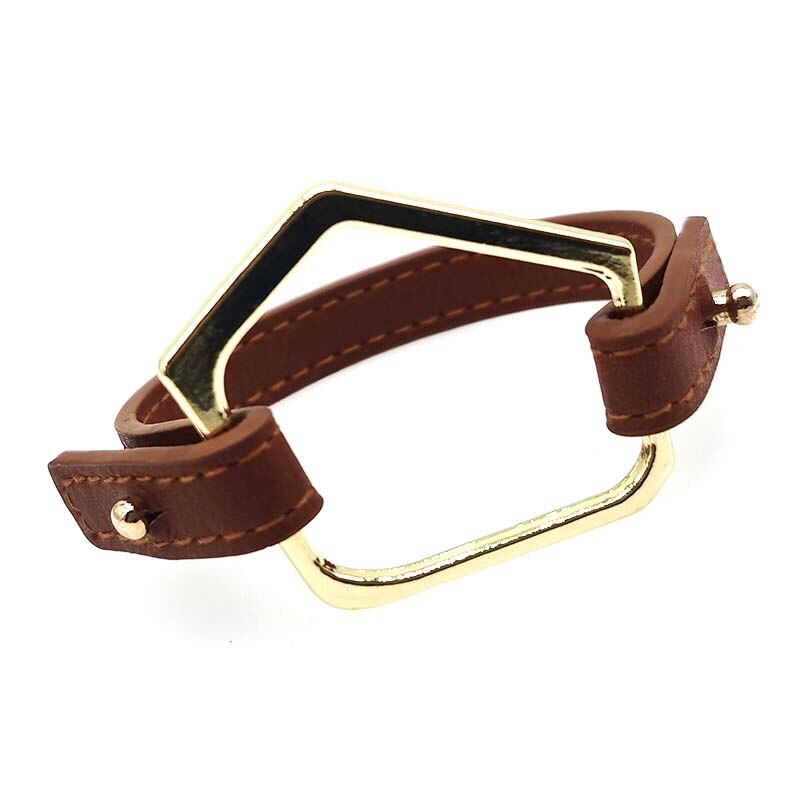 Leather Bracelet Wrap All-Match OL V Word Wide Europe Bracelet For Women Hand Jewelry: 3