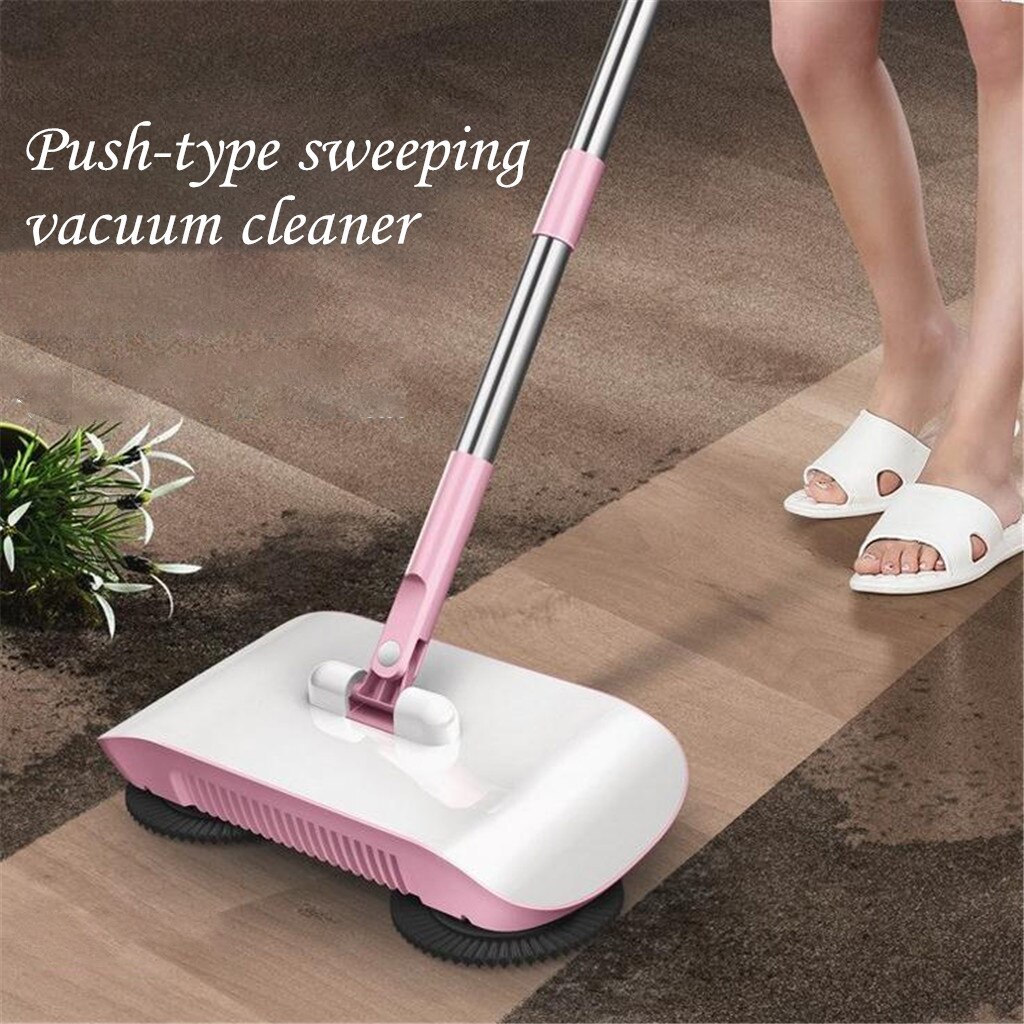 Hand Push Vacuum Cleaner Home Sweeping Mopping Machine Vacuum Cleaner Home Kitchen Sweeper Mop Sweeping Machine Magic Handle#g2