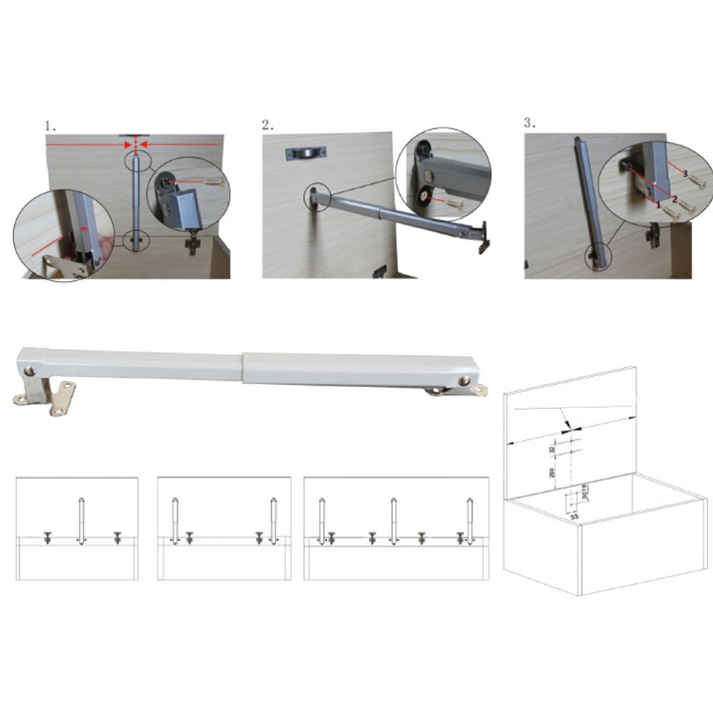 80n pneumatiska stödstång tryck bar duty hydrauliska gasfjädrar tatami buffert pneumatisk lyftstöd för hemskåp (si