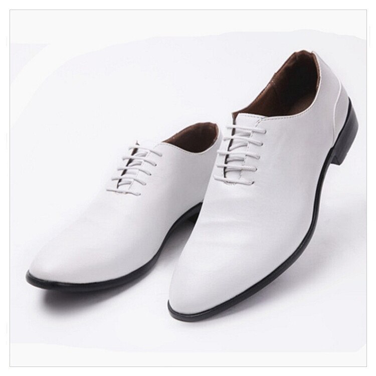 mens white dress shoes man wedding shoes men shoes leather formal suit shoes zapatos oxford hombre chaussure homme mari 538