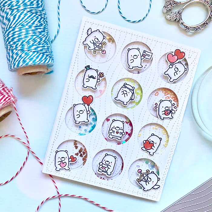 brand Clear stamps set Animal Transparent stamp for DIY Scrapbooking Cards Crafts 06