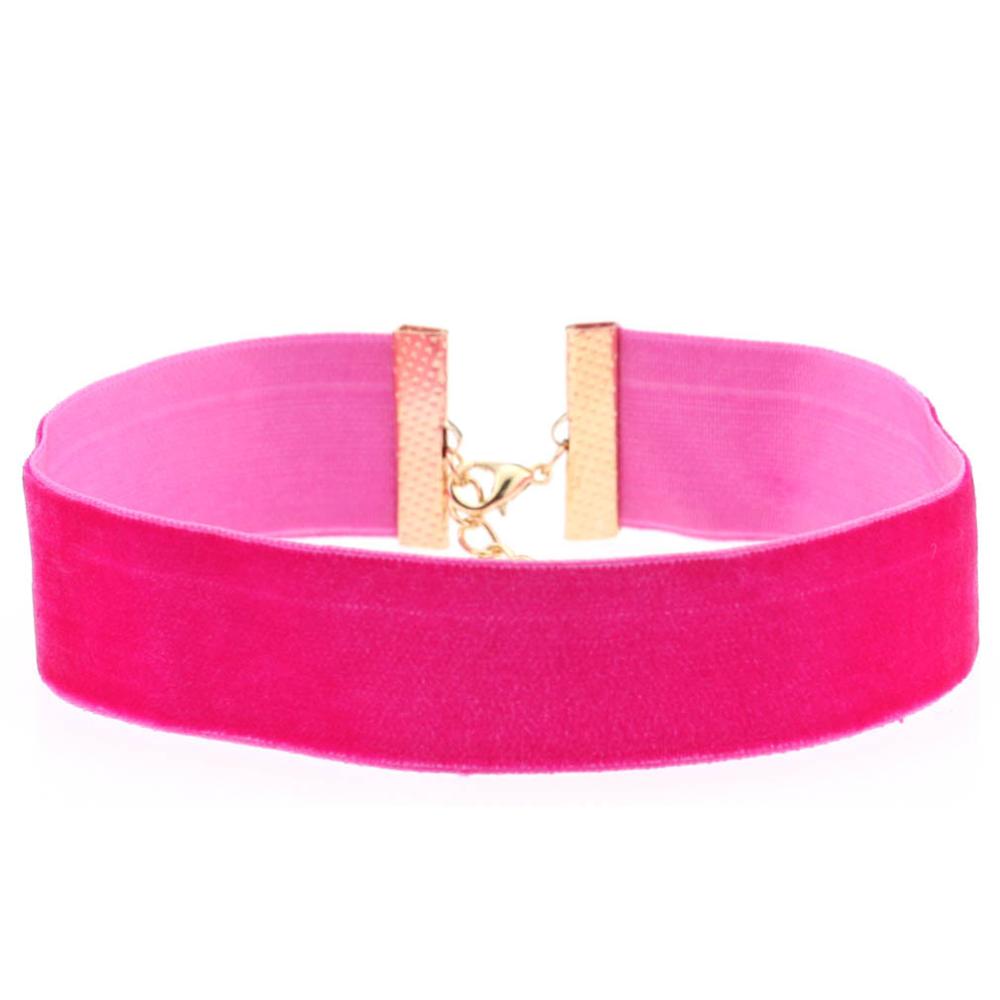 Eenvoudige Punk Zwart Rood Fluwelen Choker Ketting Gothic Ronde Touw Chocker Vintage Hals Sieraden Voor Vrouwen: 6