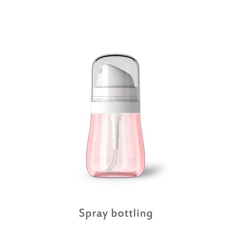 50ml 100ml bærbar miljøholdbar væskeflaske til opbevaring gennemsigtig plast parfumeforstøver tom mini sprayflaske: 02