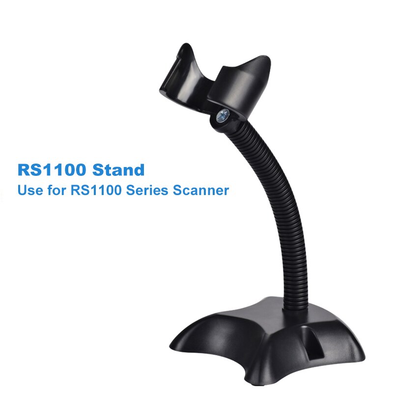 1Pc Handheld Wired 1D Ccd Barcode Scanner Pos 2D Barcode Scanning Rood Licht Reader Met usb Kabel: RS1100 Series Stand