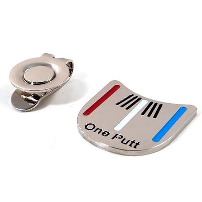 Eine putten Golf Putten Ausrichtung Mit Dem Ziel Werkzeug Ball Marker mit Magnet Hütte Clip