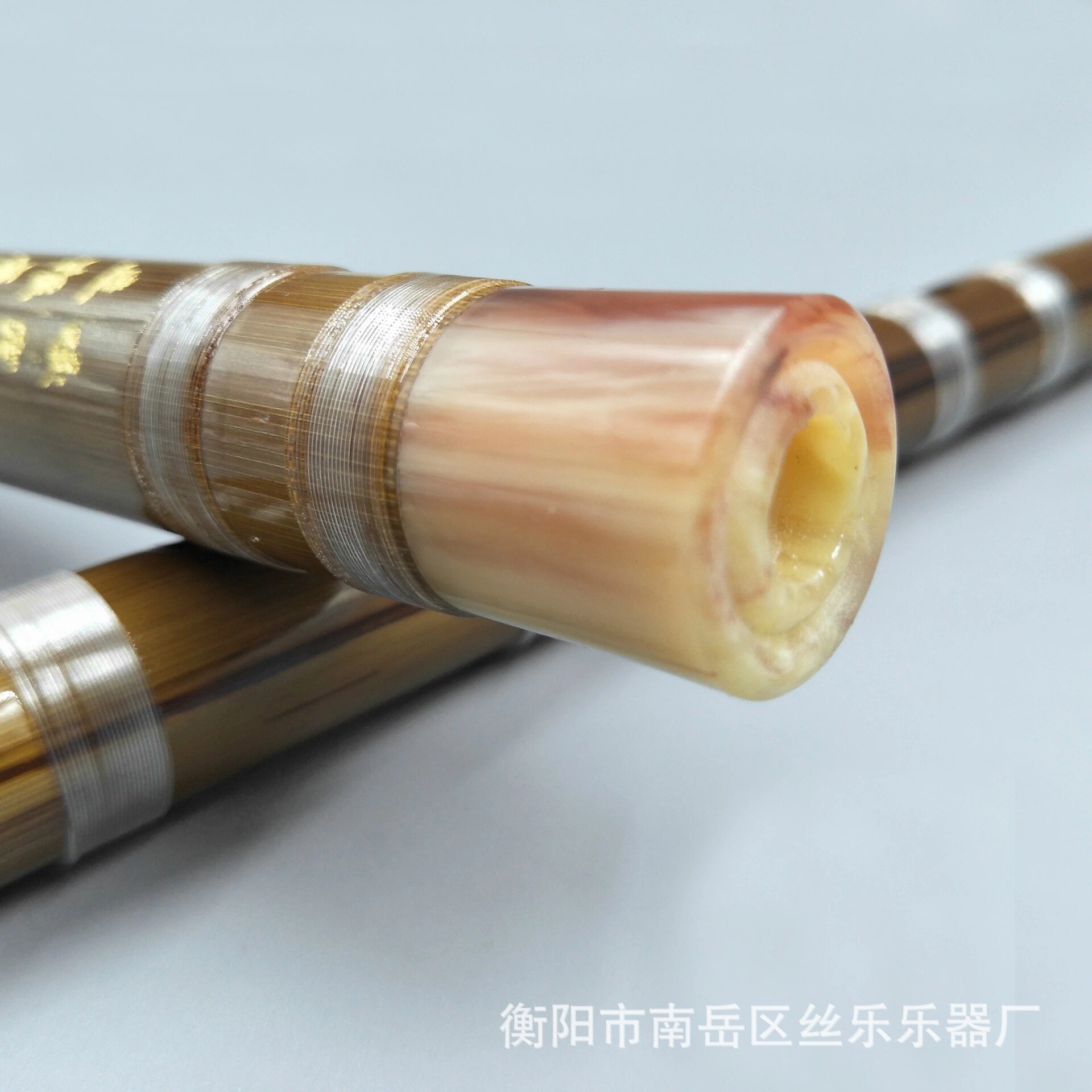 Double section flute student flute beginner introduction flute practice musical instrument bitter bamboo black bamboo transparen