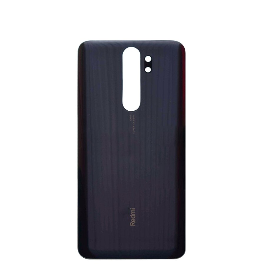 Nowy dla Xiaomi Redmi Note 8 pro pokrywa baterii tylna obudowa szklana obudowa tylna dla Xiaomi Redmi Note 8 tylna pokrywa baterii: Black Note 8 Pro