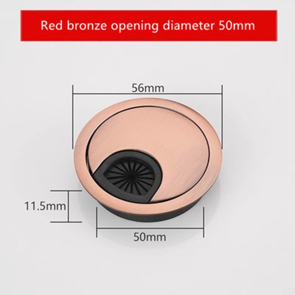 Dator bord linje hål lock gänghål metall gänga låda zink legering tråd låda 50/53/60/80mm gänga hål: Svart vit