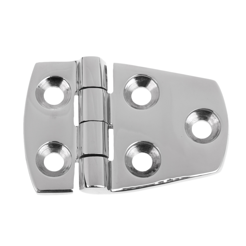 Heavy Duty Boat Door Hatch Locker Short Side Strap Hinge 2.24" x 1.5" - Marine 316 Stainless Steel