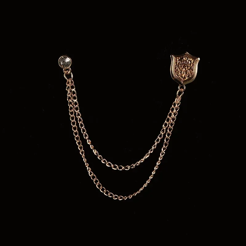 Broche Oiseau Étoile Clip Gland JOLapel Broche, Chemise Imbibée, Broches Vêtements, Accessoires Femme et Homme, ,: Plaqué argent antique