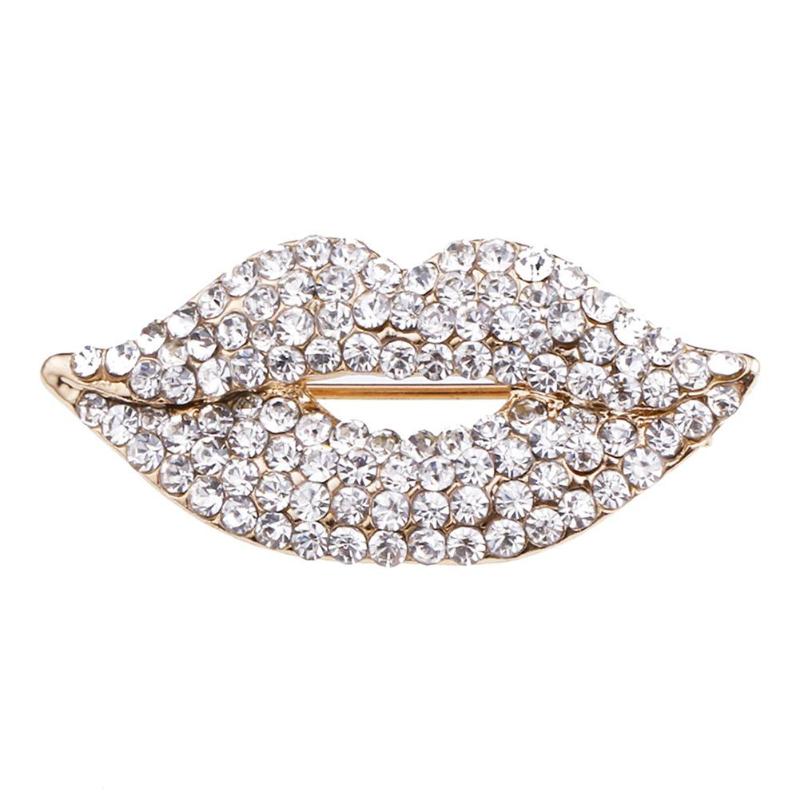 Sexy Lippen Mode Broche Pins Brand Diverse Meisje Gunsten Collecties Creatieve Kus Pin Sieraden: b