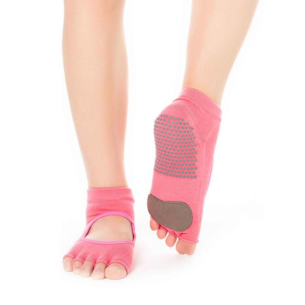 Calze per yoga calze antiscivolo calze per fitness in cotone pettinato accessori per allenamento di balletto calze per yoga articoli sportivi per interni
