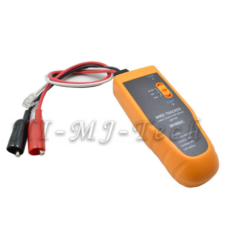 Originele  wh806c lan netwerkkabeltester voor utp stp cat 5 cat 5e cat 6 rj45 rj11 telefoonkabeltracker diagnose toontracer