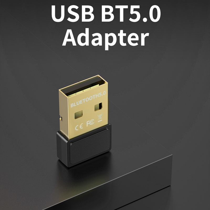B02 Bluetooth Adapter Mini Wireless Portable USB Bluetooth 5.0 Receiver Transmitter