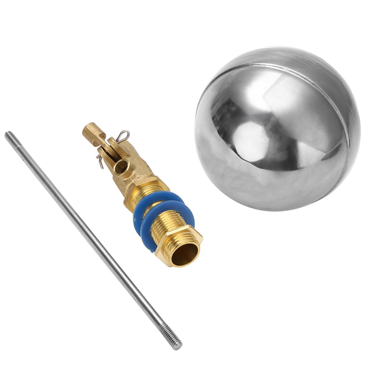 1/2&quot; Brass Ball Valve Cock Water Tank Liquid Level Stainless Steel High Pressure Float Valve Body Toilet Valve