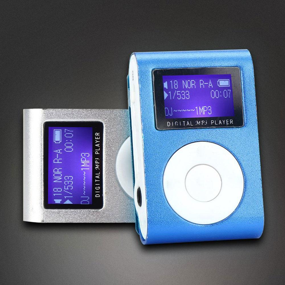 Reproductor de MP3 portátil de tamaño pequeño, Mini pantalla LCD, tarjeta de MP3, usb, TF, música, compatible con reproductor walkman J5A0
