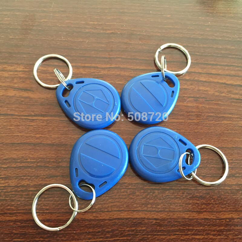 RFID 125KHz Writable Rewrite EM4305 Proximity Access control ID tag keyfobs token -100pcs