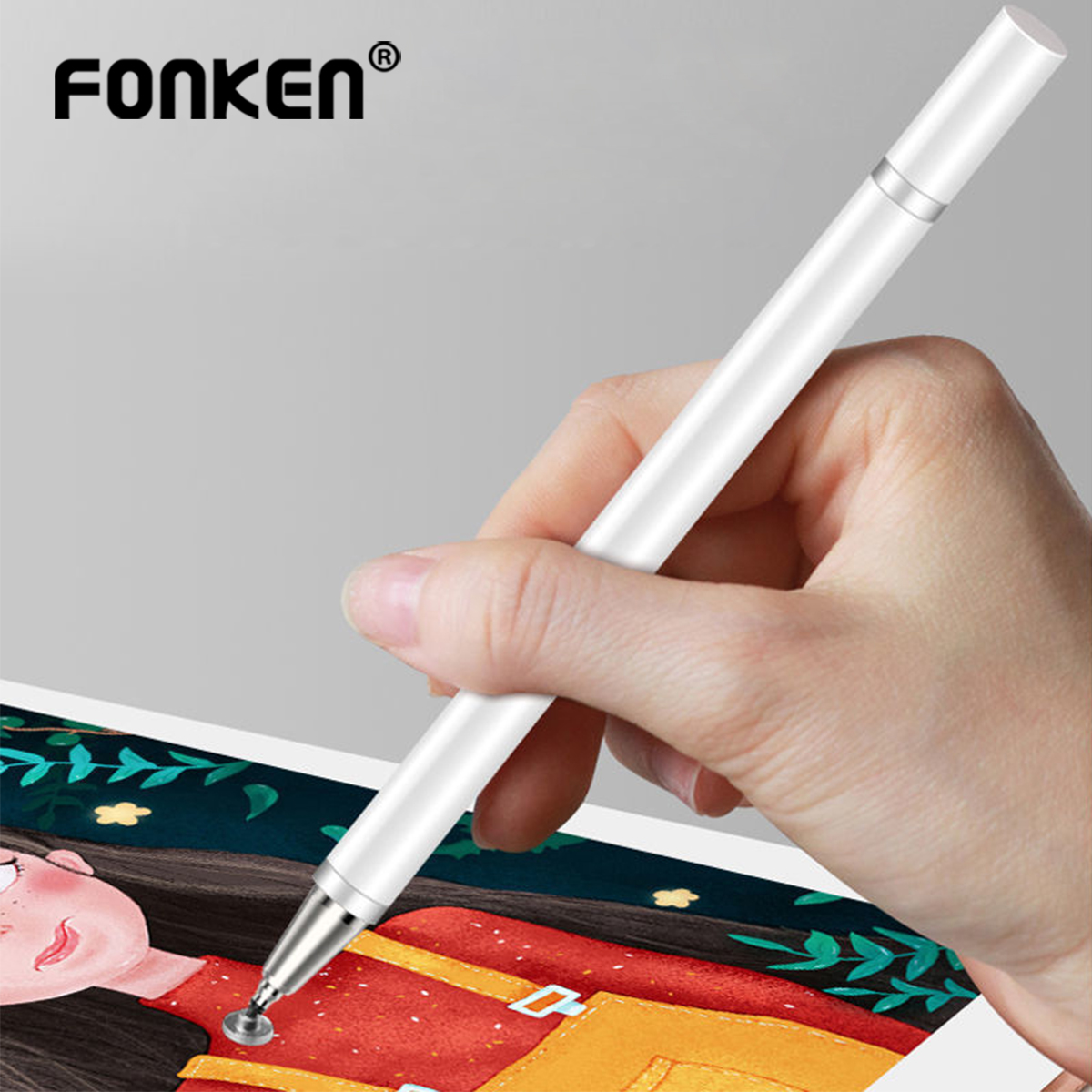 2 In 1 Stylus Pen Voor Smartphone Tablet Tekening Capacitieve Potlood Universele Android Mobiele Scherm Touch Pen Voor Ipad Mini 1 2 3