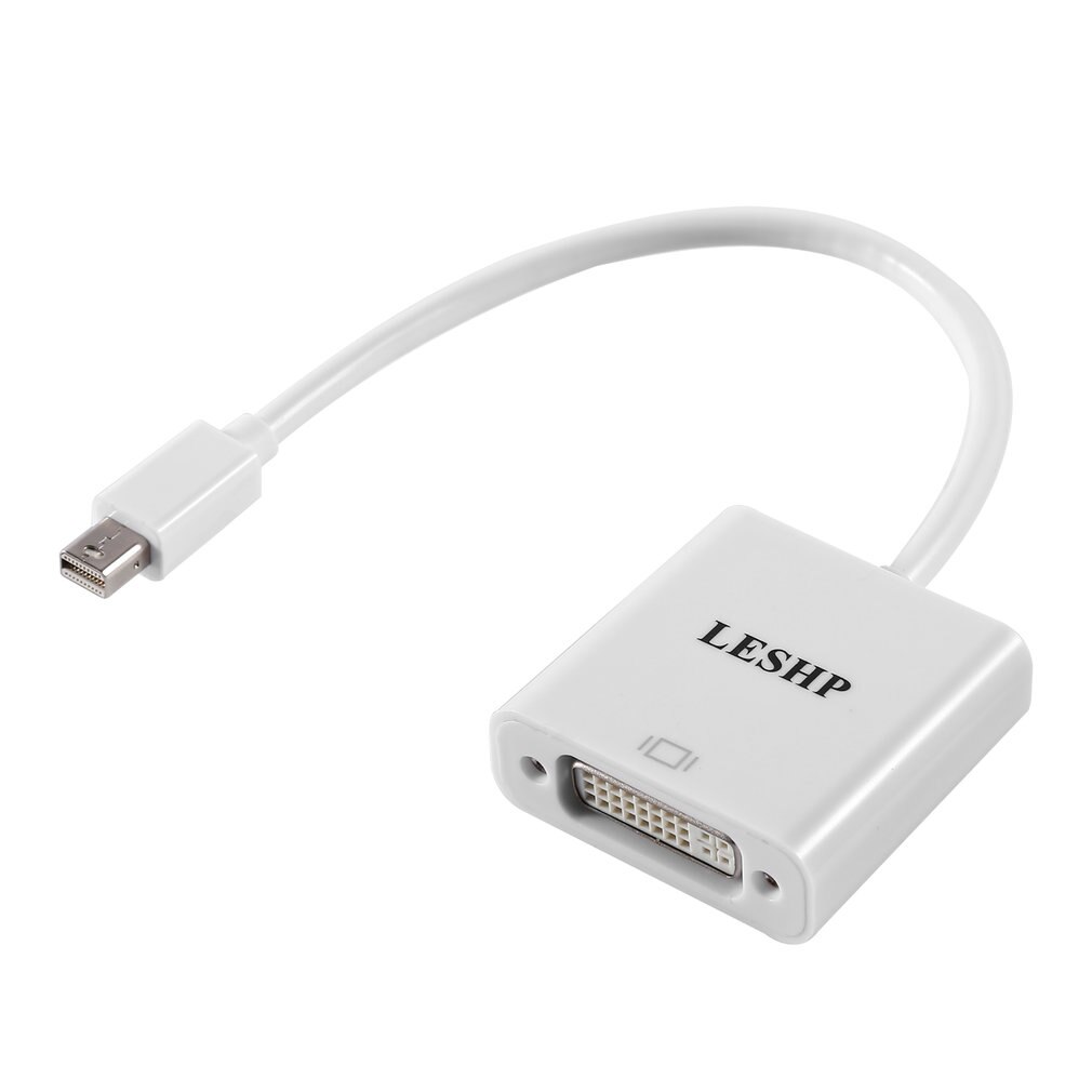 3 In 1 Thunderbolt Mini Display Port MINI DP Male To HDMI DVI VGA Female Adapter Converter Cable For Apple MacBook Air Pro MDP: 1080P DP TO DVI