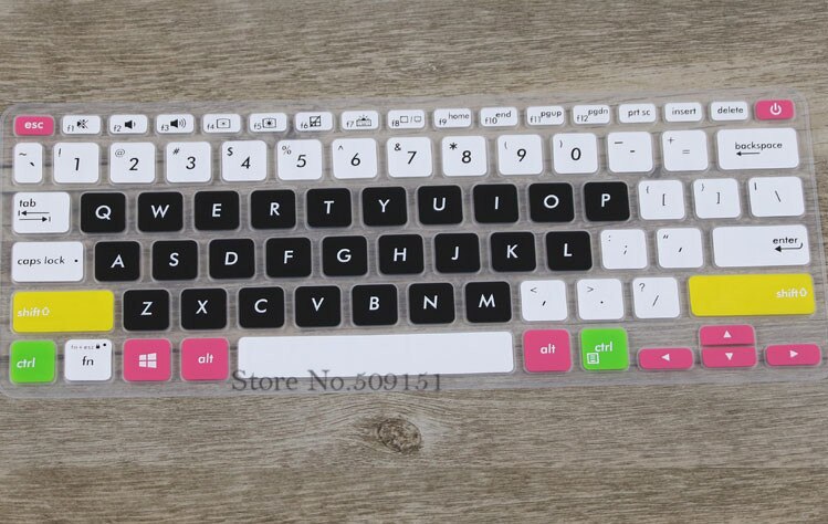 For ASUS Vivobook 14 X409MA X409JB X409JP X409UA X409U X409JA X409FJ X409FL x409 fb x409f x409fa Laptop Keyboard Cover Protector: Candy black