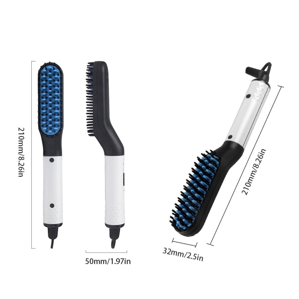 Mini Electric Beard Styling Comb for Men Beard Straightener for Men Beard Beauty Styles Comb for Men