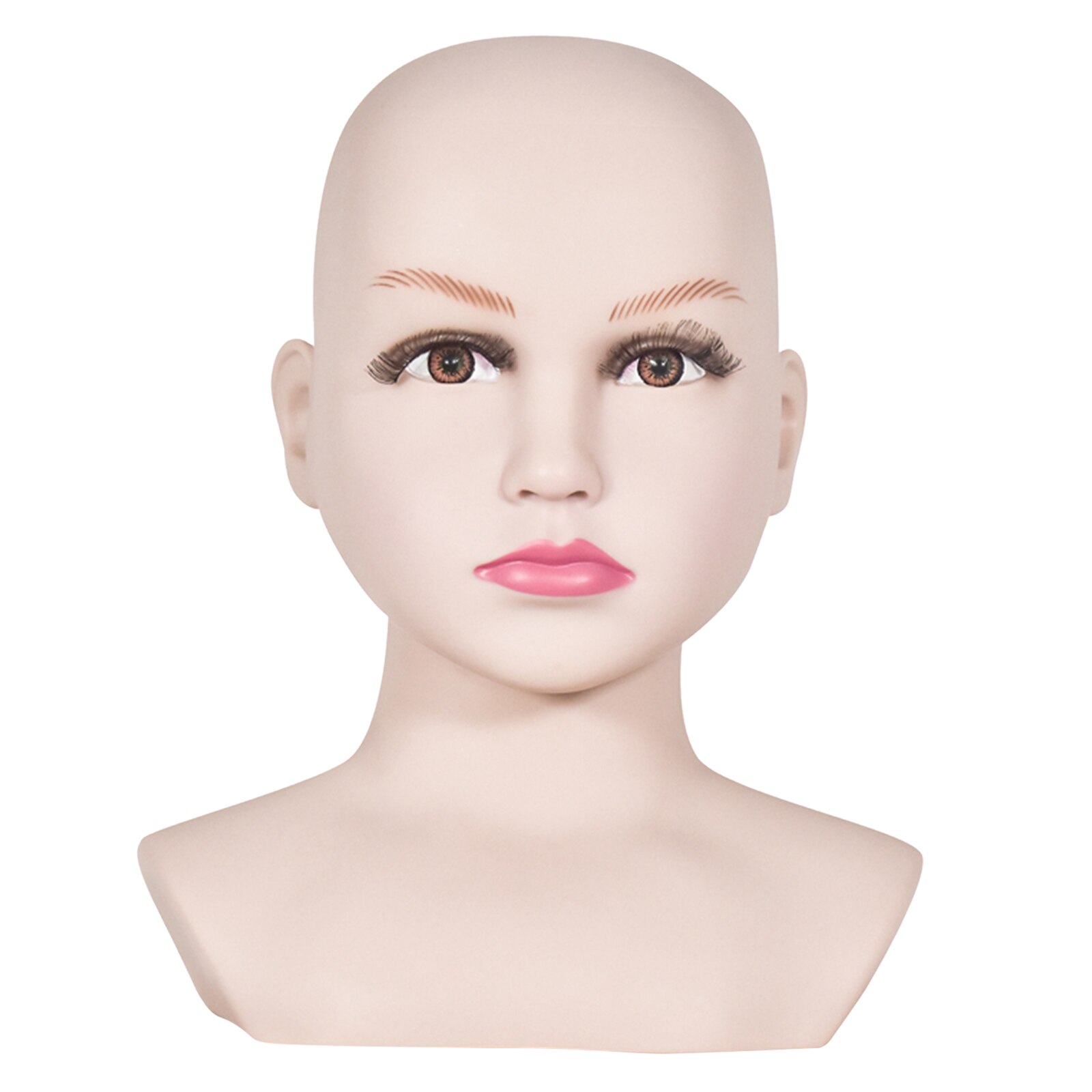 Lille barn mannequin hoveder mannequin dreng plastik børn dukke model til hat display
