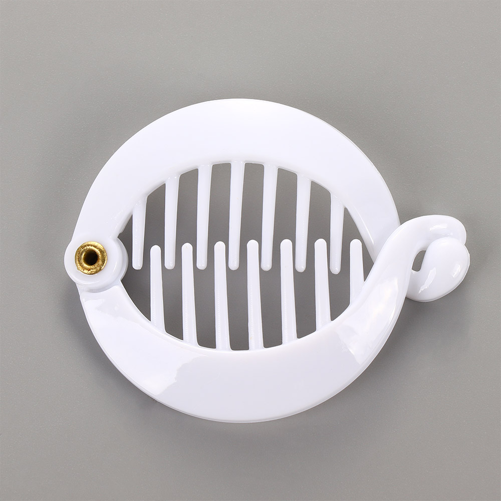 Accessori fermagli per Banana fai da te mollette a forma di pesce con strass clip per capelli fermagli per capelli artigli per capelli forcine: Grigio