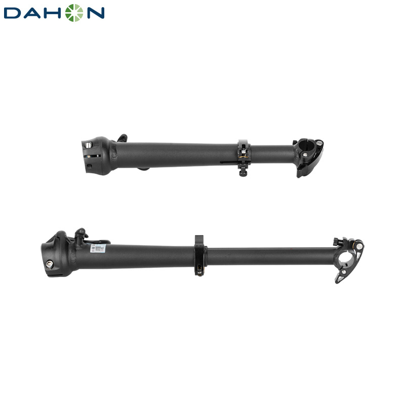 Tubo Vertical para bicicleta plegable de ajuste, aleación de aluminio, doble sección, telescópica integrada, liberación rápida, accesorios para bicicleta