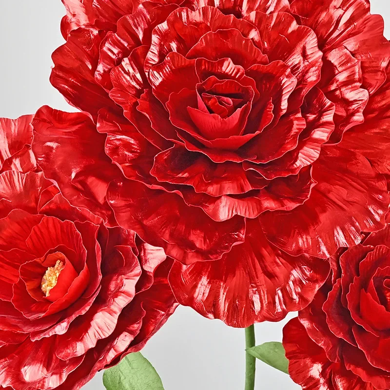 70Cm Kunstmatige Matte Heldere Doek Rose Bruiloft Decoratie Kunstbloem Etalage Studio Schieten Rekwisieten