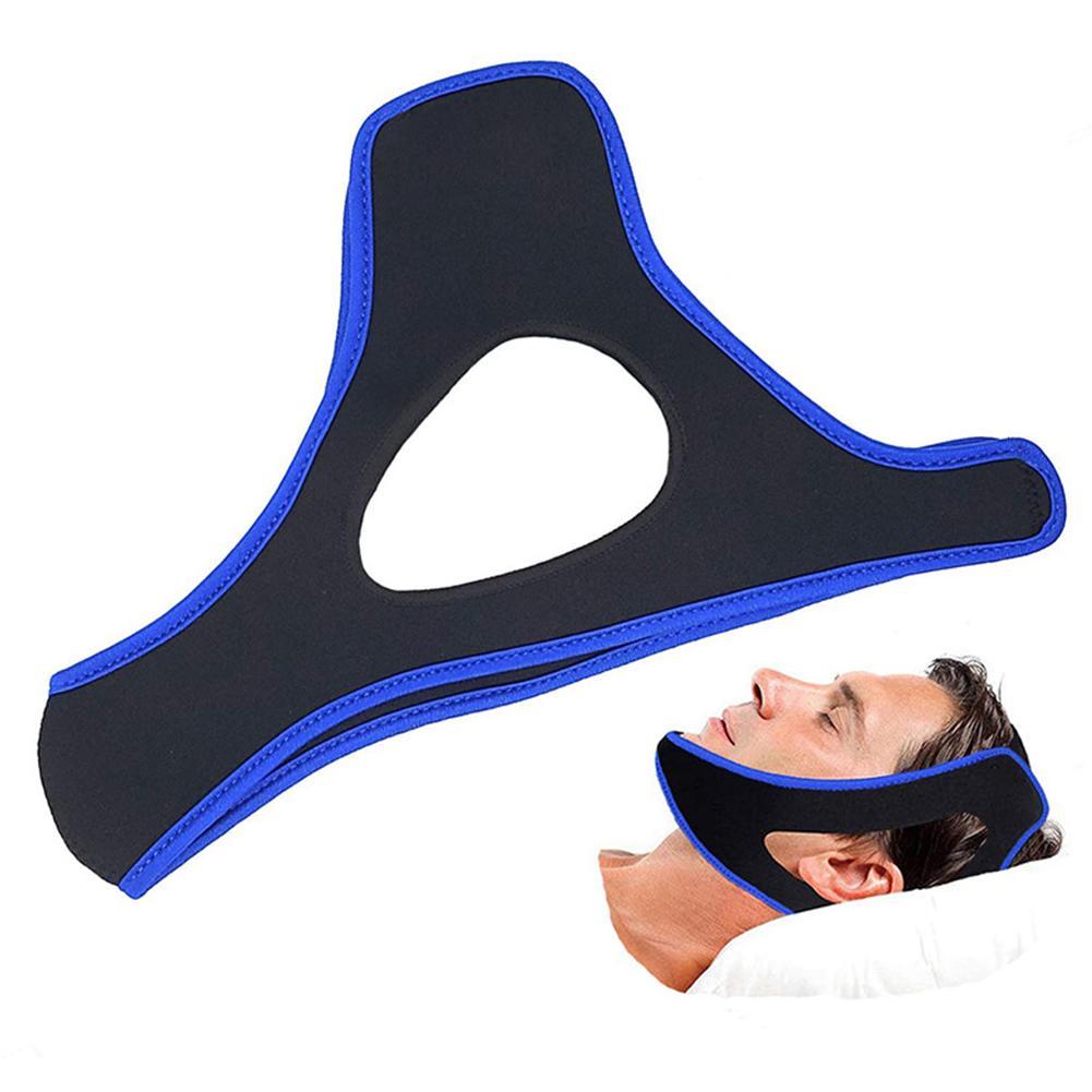 Anti Snore Adjustable Triangular Jaw Stop Snoring Chin Strap bracket Protecting Breathing Jaw Belt Support Sleep Aids