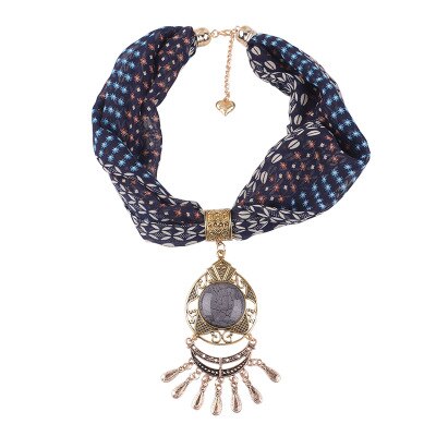 NEUE Anhänger Halsketten Chiffon Schmuck Schal Frau/Damen Jahrgang Lange Quaste Halsband Schal Boho Foulard Weibliche: 4