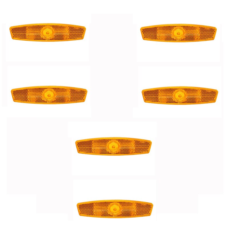 Spoke refletor para bicicleta de montanha acessórios aro aço da bicicleta moto roda raios cobertura da bicicleta feixes refletores na bicicleta: 6 PCS 01