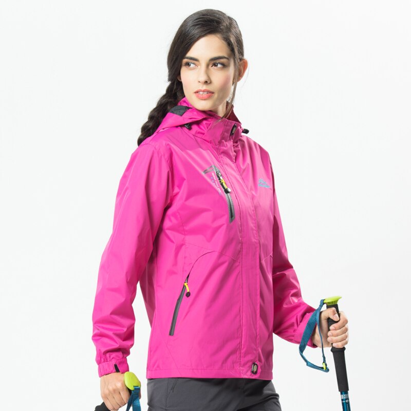 Veste de plein air pour femme, coupe-vent, imperméable, pour randonnée, manteaux de sport, printemps