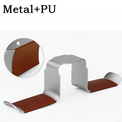 Universal metall stark klibbig hörlurar headset hängare hörlursställ krok för bord säng vägg hörlurshållare ställ: Hörlurshållare -8