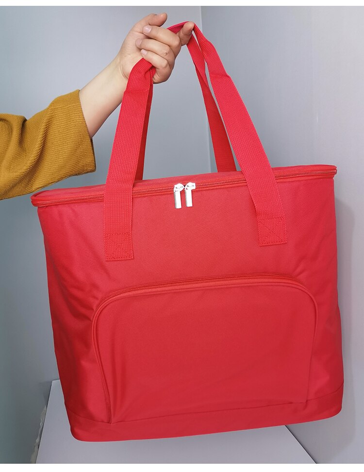 35L verrotten isolierung paket glas mittagessen taschen tragbare Mittagessen Tasche Kleine brust milch gefrierschrank taschen wh36 eis Pack