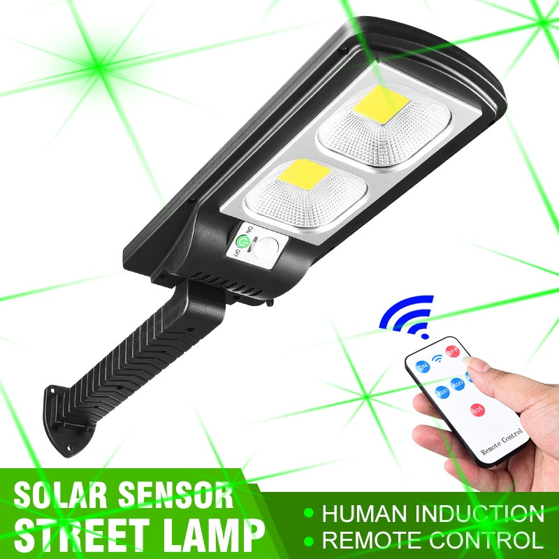 Remote Outdoor Solar Light Waterproof Human Body Induction Multi-Mode Solar Garden Lamp Garden Decroations