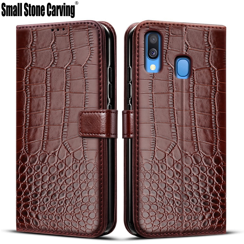 Luxury Flip leather case For on Samsung Galaxy A40 Case Cover back phone case For Samsung A40 A 40 A405 A405F SM-A405F